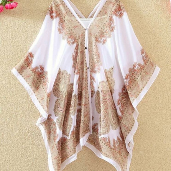 White Scarf Shawl - Picture 2 of 2